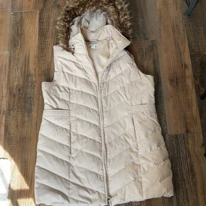 ColdWater Creek Long Quilted Vest